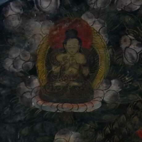 Mandala-Thangka - Tibet, 19.Jh., Malerei in Gouach… - фото 12