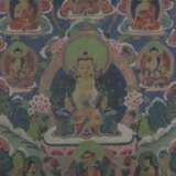 Thangka des Buddha Amitayus - Tibet, 20. Jh., Goua… - photo 1