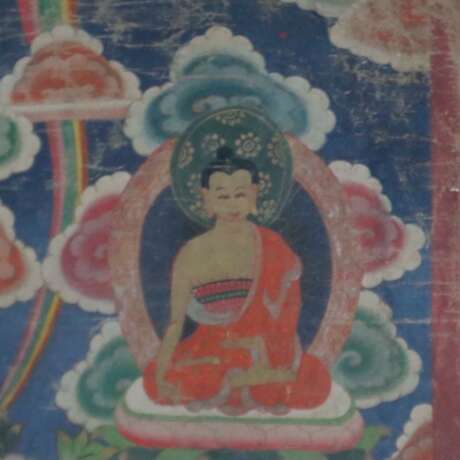 Thangka des Buddha Amitayus - Tibet, 20. Jh., Goua… - фото 7