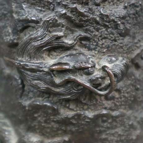 Bronzevase - Japan, Meiji-Zeit, Bronze braun patin… - Foto 3