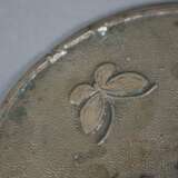 Bronzespiegel - Japan, runde Scheibe mit Griff, Re… - Foto 3