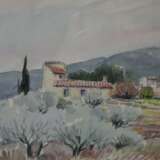 Dumas, R. (20.Jh.) - "Village de Lourmarin", Aquar… - photo 3