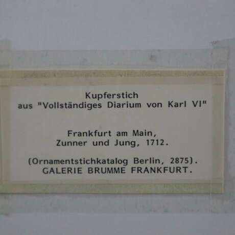 Kaiserkrönung Karls VI. in Frankfurt am Main - Kup… - Foto 2
