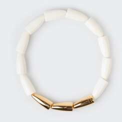 Vhernier. Calla-Collier 'Bianco e Oro'.