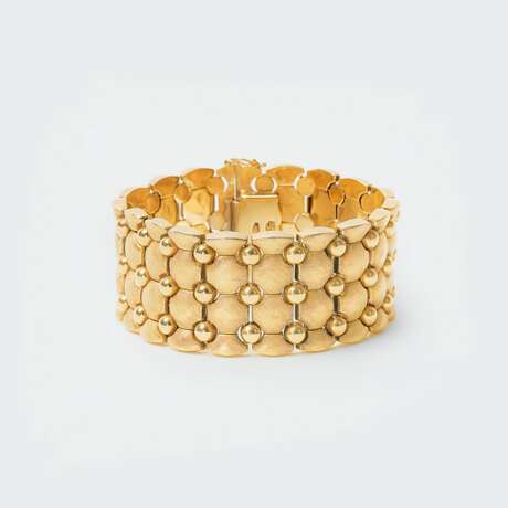 Breites Vintage Gold-Armband. - Foto 1