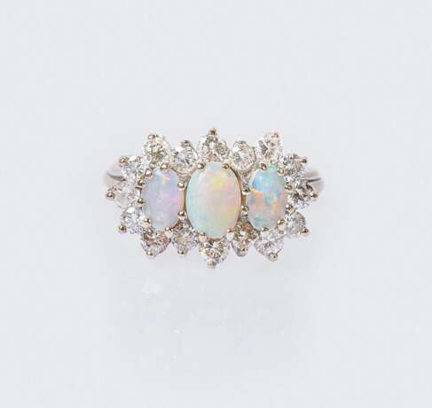 Opal-Brillant-Ring. - photo 1