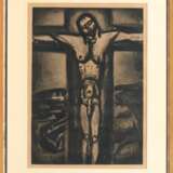 Georges Rouault (Paris 1871 - Paris 1956). Sous un Jésus en croix oublié là. - Foto 2