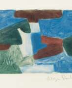 Serge Poliakoff. Serge Poliakoff (Moskau 1900 - Paris 1969). Composition bleue, verte et brune.