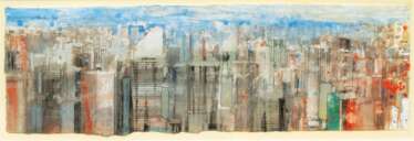 Gottfried Salzmann (Saalfelden 1943). Panorama von New York.