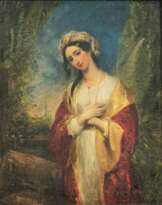 Timoléon van Neff (Mödders/Estland 1805 - St. Petersburg 1876), zugeschr. Dame mit Perlenkette.