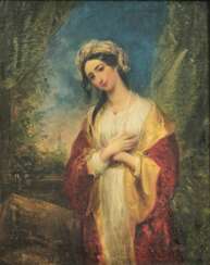 Timoléon van Neff (Mödders/Estland 1805 - St. Petersburg 1876), zugeschr. Dame mit Perlenkette.