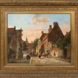 Adrianus Eversen (Amsterdam 1818 - Delft 1897). In einer niederländischen Stadt. - photo 2