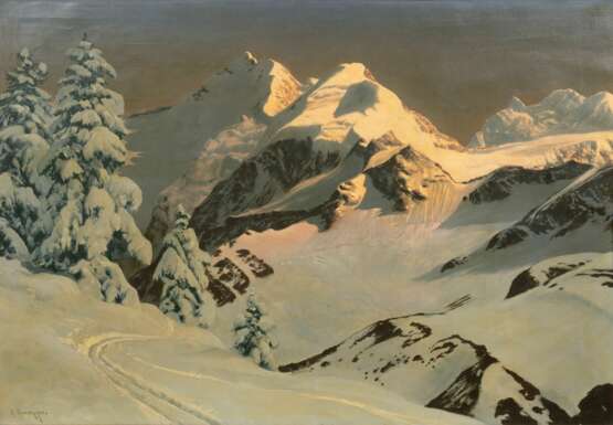 Alois Arnegger (Wien 1879 - Wien 1967). Bernina. - Foto 1