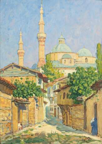 Mehmet Ruhi Arel (Istanbul 1880 - Istanbul 1931). Die grüne Moschee in Bursa. - Foto 1