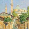 Mehmet Ruhi Arel (Istanbul 1880 - Istanbul 1931). Die grüne Moschee in Bursa. - Auktionsarchiv