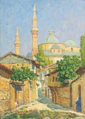 Mehmet Ruhi Arel (Istanbul 1880 - Istanbul 1931). Die grüne Moschee in Bursa.