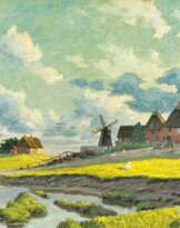 Paul Lehmann-Brauns (Danzig 1885 - Berlin 1970). Abend auf Gröde.