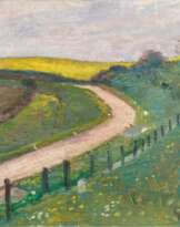 Georg Burmester (Barmen 1864 - Möltenort 1936). Landschaft mit blühendem Raps.