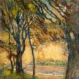 Arthur Illies (Hamburg 1870 - Lüneburg 1952). Bäume am Ufer. - Auktionsarchiv