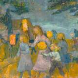 Lisel Oppel (Bremen 1897 - Worpswede 1960). Kinder mit Laternen. - Foto 1