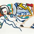 Tom Wesselmann. Monica with Lichtenstein (Floral Wallpaper) - Auction archive