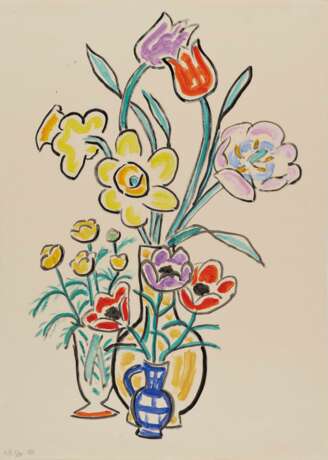 Gabriele Münter. Tulpen und Narzissen - photo 1