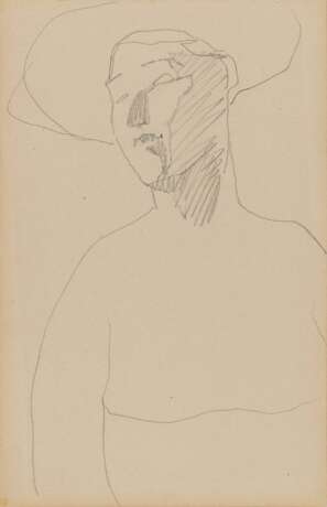 Amedeo Modigliani. Frau mit Hut im Halbprofil - photo 1