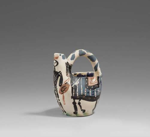 Pablo Picasso Ceramics. Cavalier and Horse - Foto 1