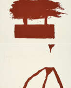 Screen printing. Joseph Beuys. From: Zeichen aus dem Braunraum