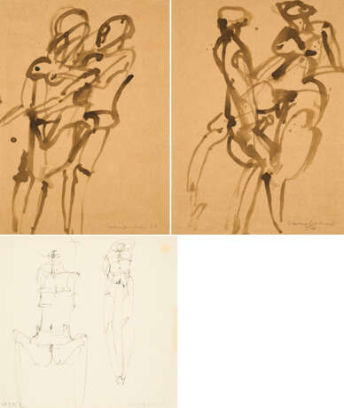 Lothar Fischer. Mixed Lot of 3 Drawings - Foto 1