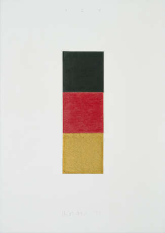 Gerhard Richter. Schwarz, Rot, Gold I - Foto 1