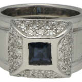 Saphir-Diamant-Ring - photo 1