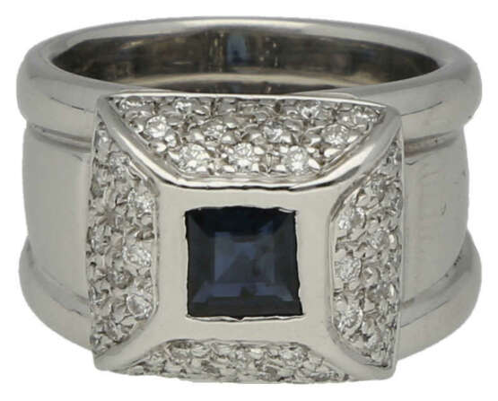 Saphir-Diamant-Ring - photo 1