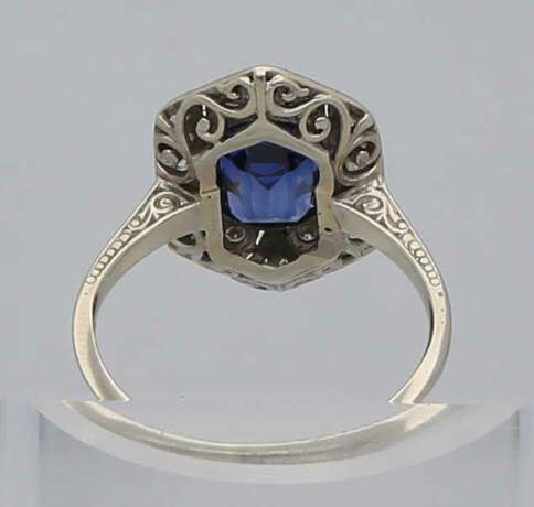 Saphir-Diamant-Ring - photo 3
