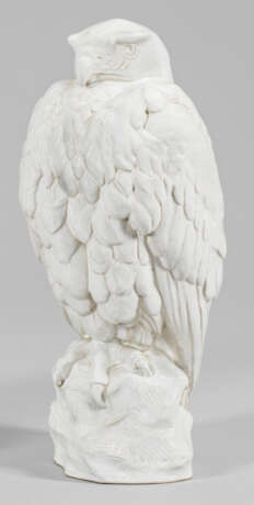 Große Keramikfigur eines Falken - photo 1