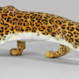 Schreitender, fauchender Leopard - фото 1