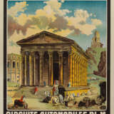 Großes Reise-Plakat "Nimes La Rome Française". Originaltitel - photo 1