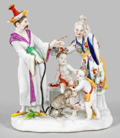 Meissen Chinesengruppe - Foto 1