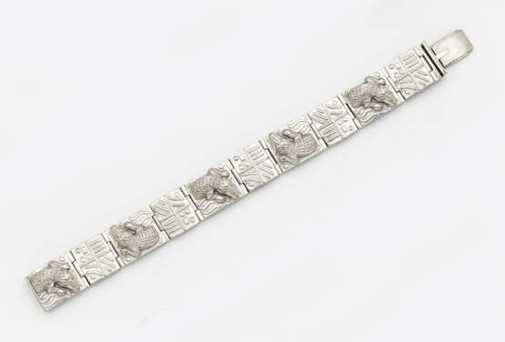 Krokodil-Armband im Stil von Barry Kieselstein Cord - Foto 1