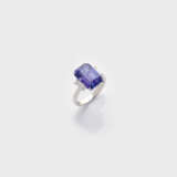 Exquisiter Tansanit-Diamantring - photo 1