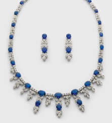 Haute Joaillerie-Saphir-Brillant-Collier à la Reine