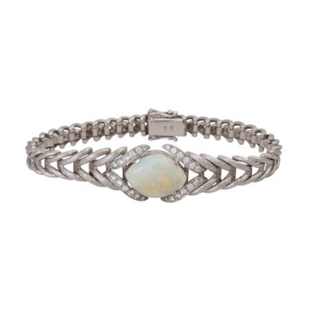 Armband mit 1 Opal und Brillanten - фото 1