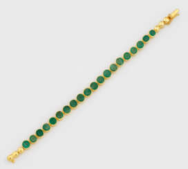 Dekoratives Smaragd-Armband