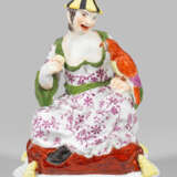 Meissen Pagode "Chinesin mit Papagei" - Foto 1