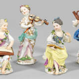 Sammlung von sechs Meissen Figuren aus der "Mädchenkapelle" - photo 1