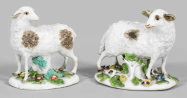 Paar Meissen Tierfiguren "Schafe"