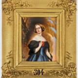 Porzellangemälde "Porträt von Alexandrine Herzogin von - Foto 1