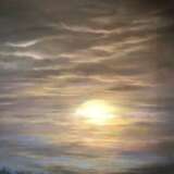 "Колыбель для Солнца" Холст на подрамнике Масляная живопись Импрессионизм Морской пейзаж Киргизия 2023 г. - фото 2