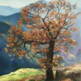 Рыжая осень. Холст на подрамнике живопись мастехином Реализм природа лес Германия 2023 г. - фото 1