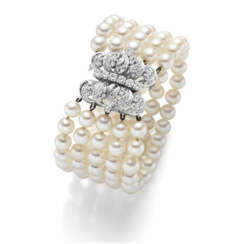 Perlarmband «Königin der Juwelen» mit Diamanten
